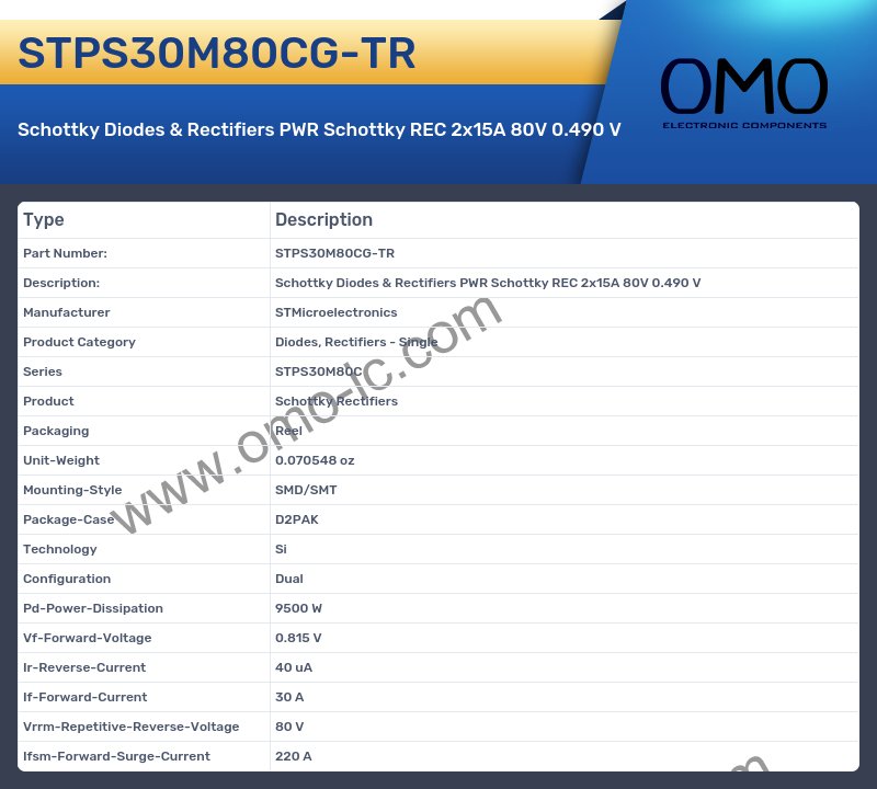 STPS30M80CG-TR