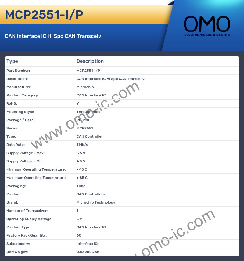 MCP2551-I/P