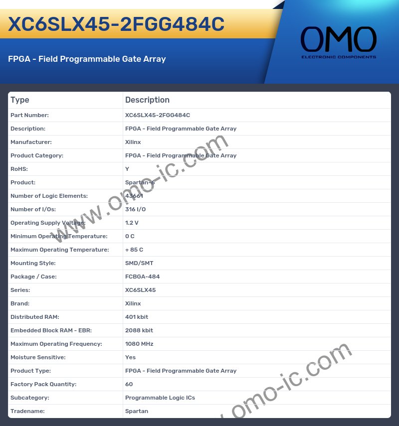 XC6SLX45-2FGG484C
