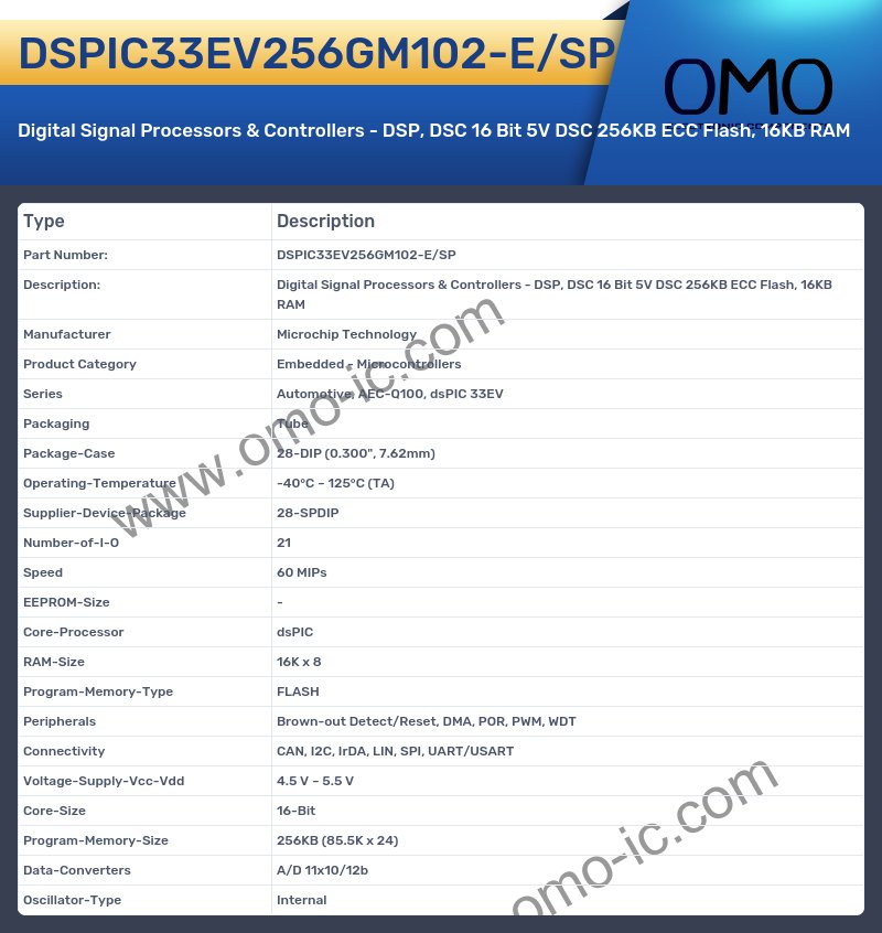 DSPIC33EV256GM102-E/SP