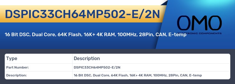DSPIC33CH64MP502-E/2N