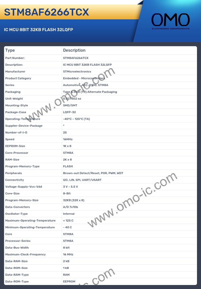 STM8AF6266TCX
