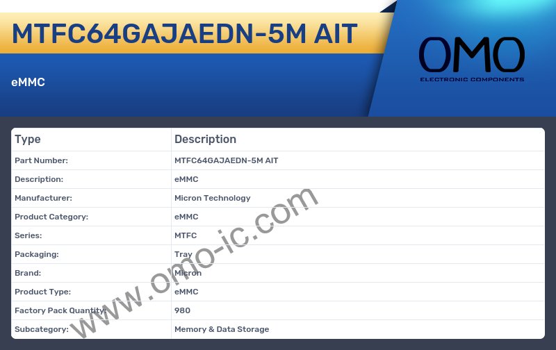MTFC64GAJAEDN-5M AIT