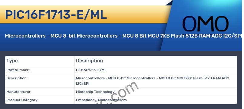 PIC16F1713-E/ML