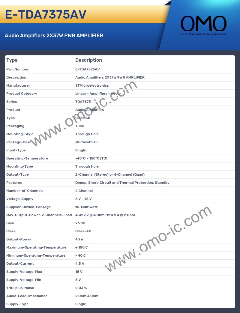 E-TDA7375AV