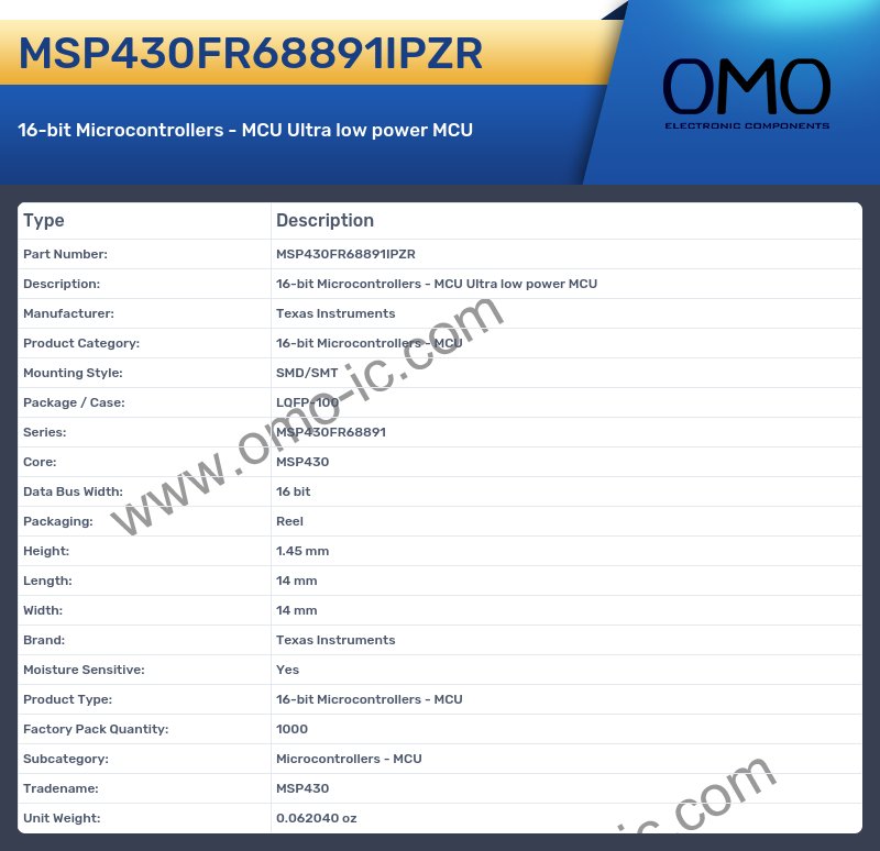 MSP430FR68891IPZR