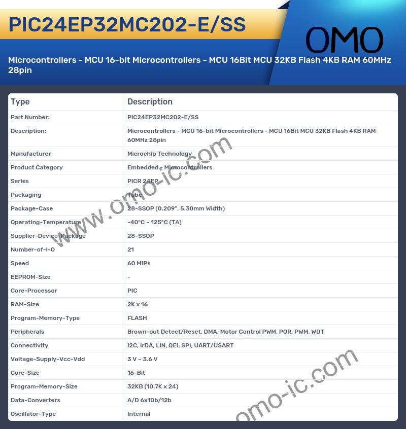 PIC24EP32MC202-E/SS