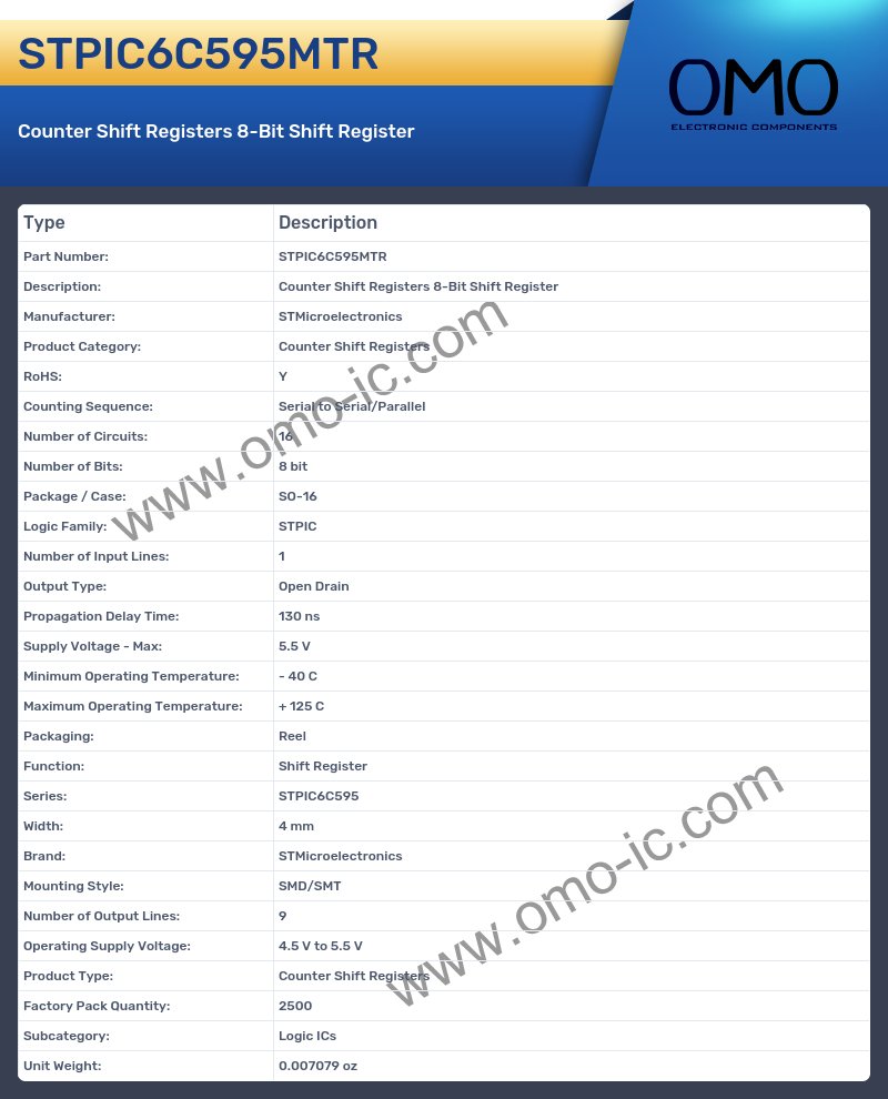 STPIC6C595MTR