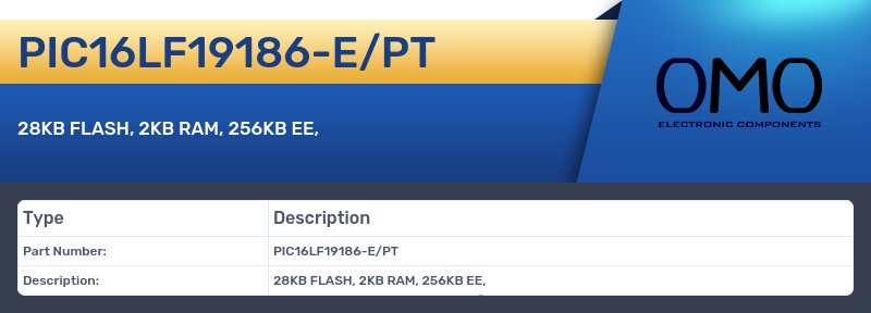 PIC16LF19186-E/PT