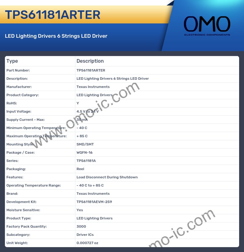 TPS61181ARTER