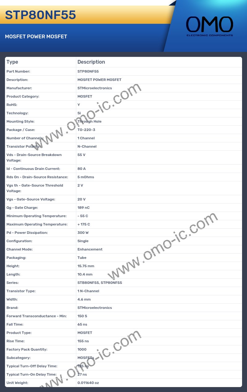 STP80NF55