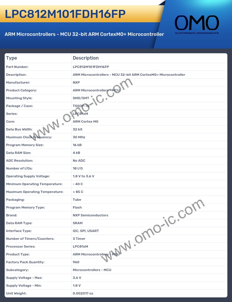 LPC812M101FDH16FP