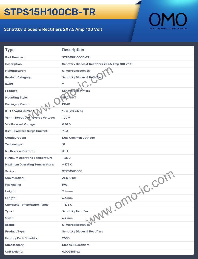 STPS15H100CB-TR