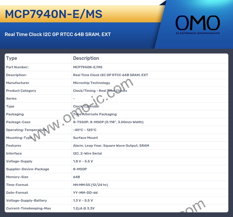 MCP7940N-E/MS