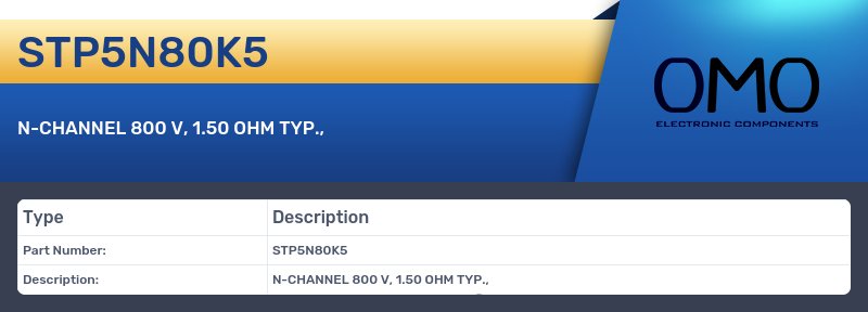 STP5N80K5