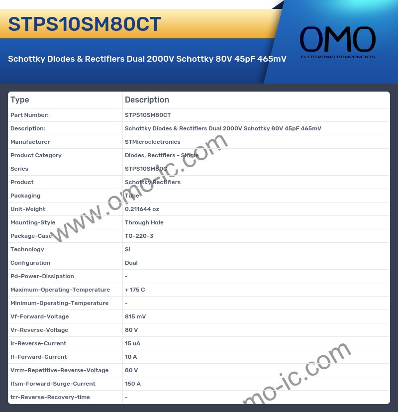 STPS10SM80CT