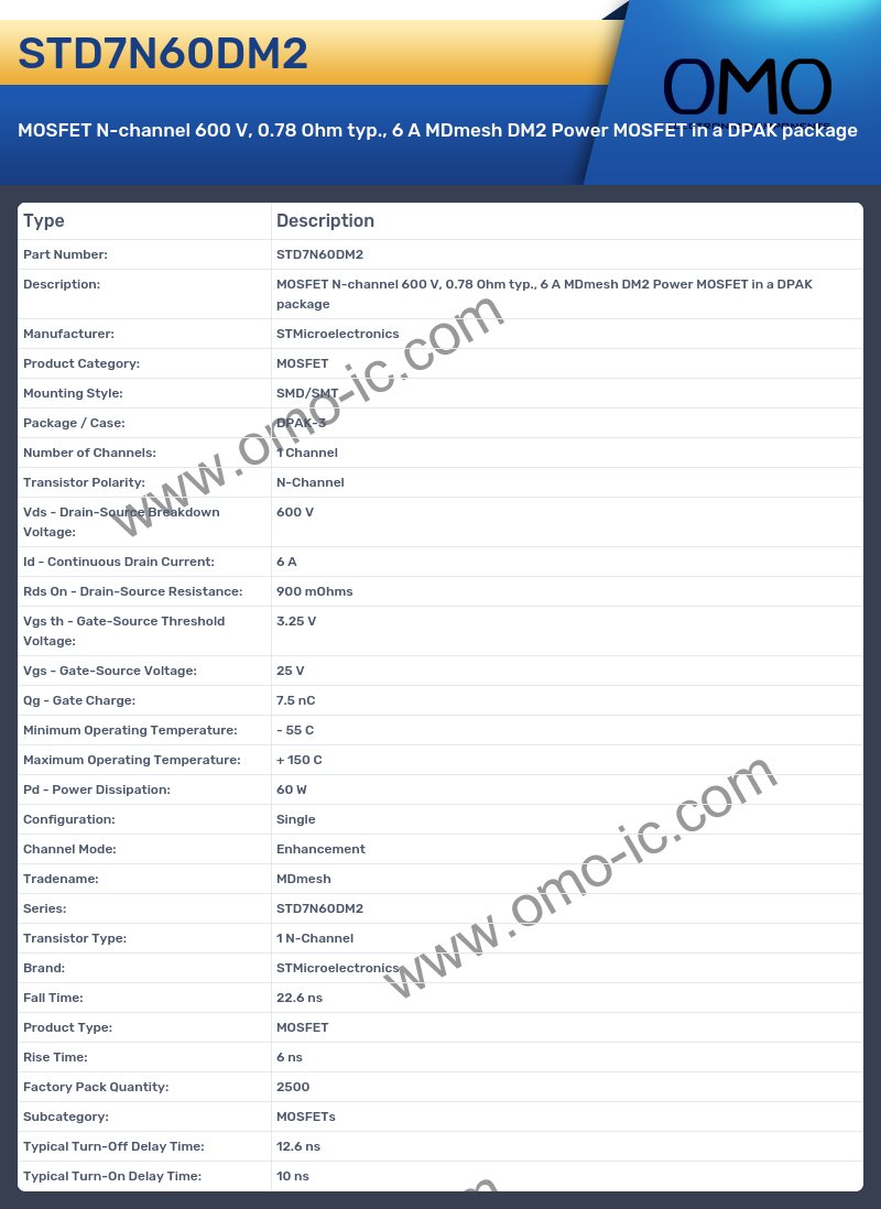 STD7N60DM2
