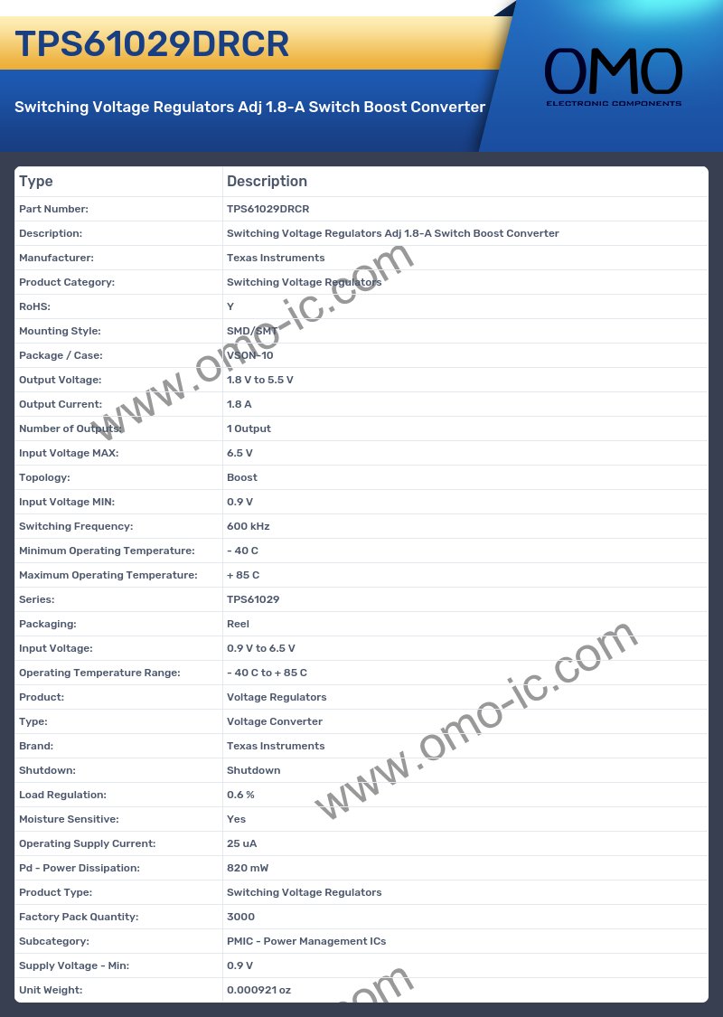 TPS61029DRCR