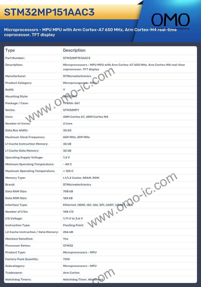 STM32MP151AAC3