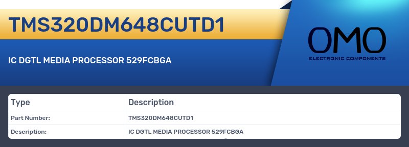 TMS320DM648CUTD1