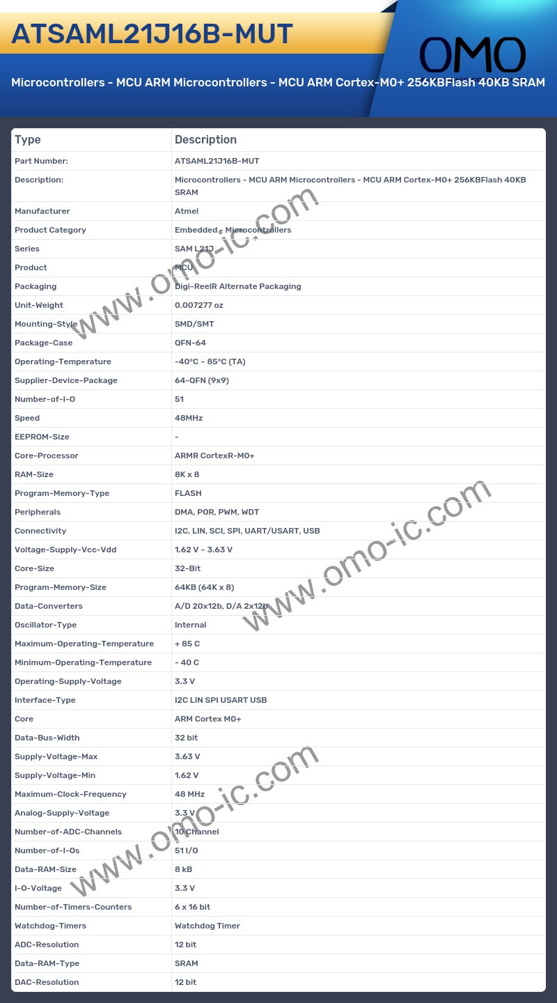 ATSAML21J16B-MUT