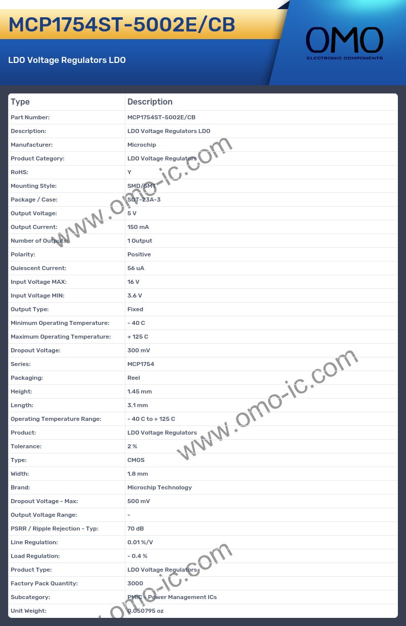MCP1754ST-5002E/CB