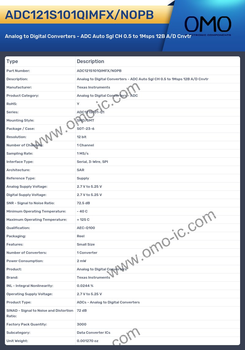 ADC121S101QIMFX/NOPB