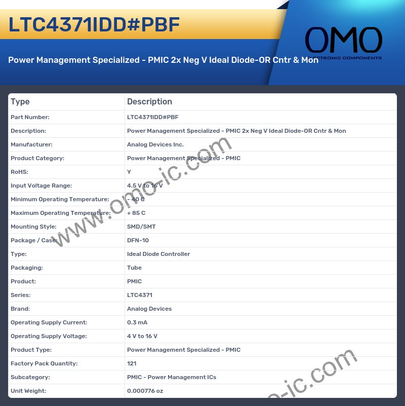 LTC4371IDD#PBF