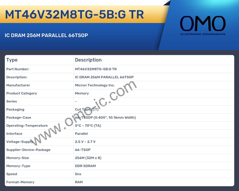 MT46V32M8TG-5B:G TR