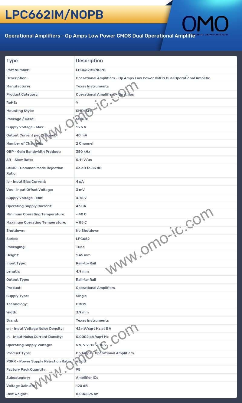 LPC662IM/NOPB