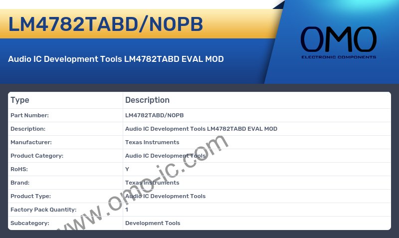 LM4782TABD/NOPB