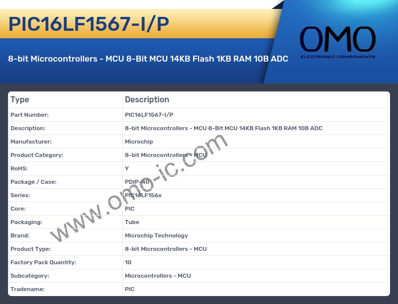 PIC16LF1567-I/P