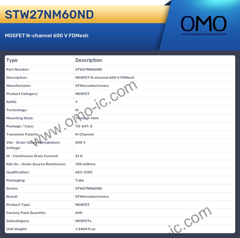 STW27NM60ND