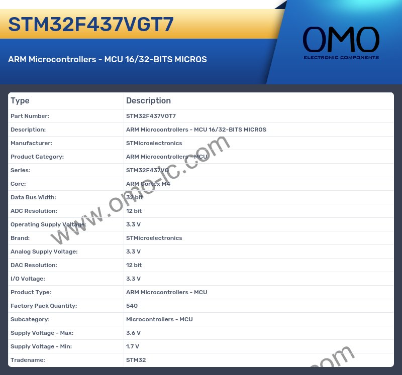 STM32F437VGT7