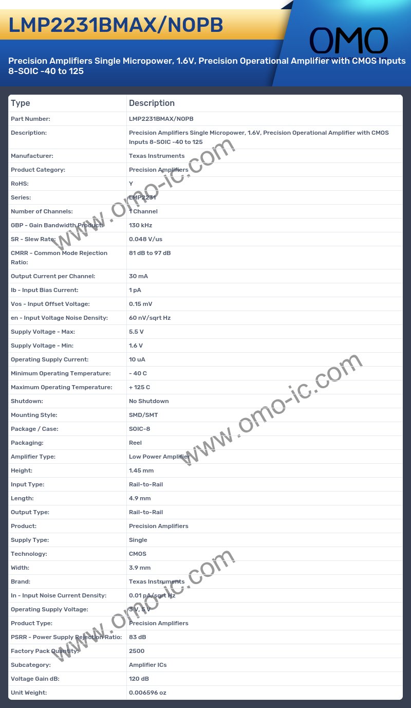 LMP2231BMAX/NOPB