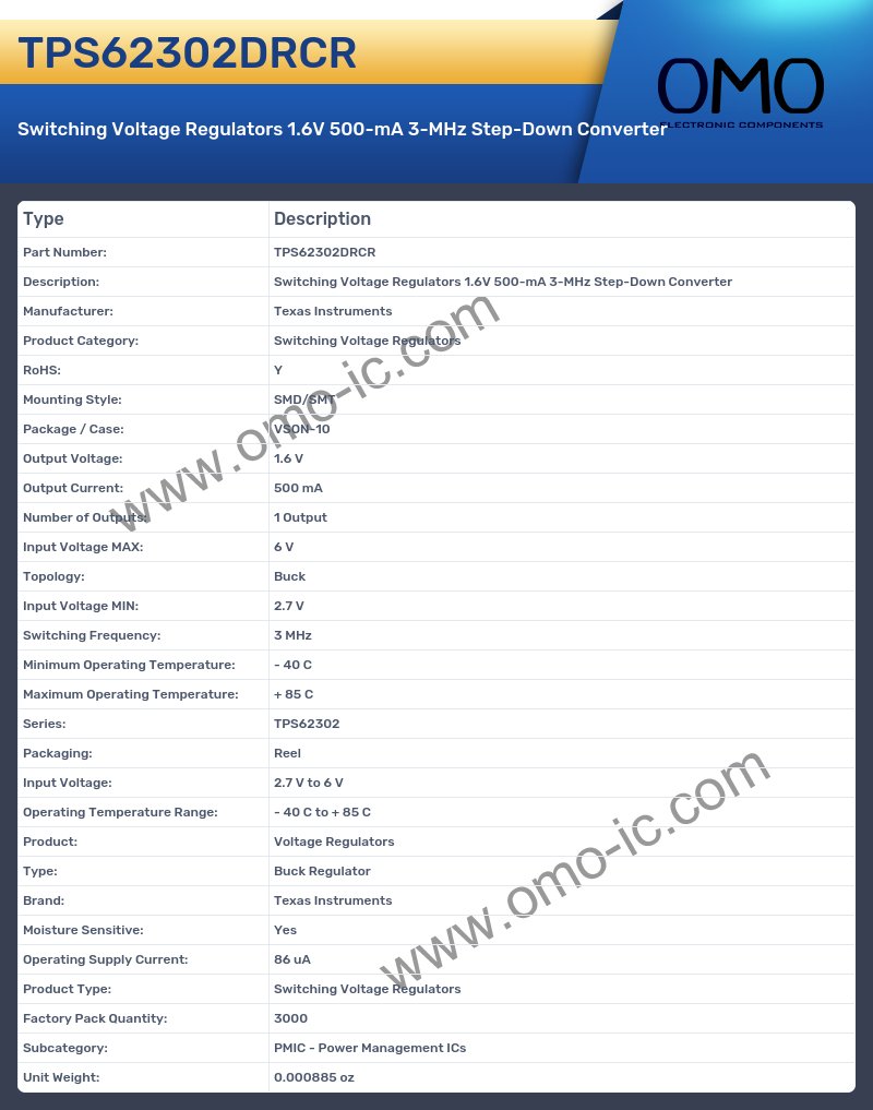 TPS62302DRCR