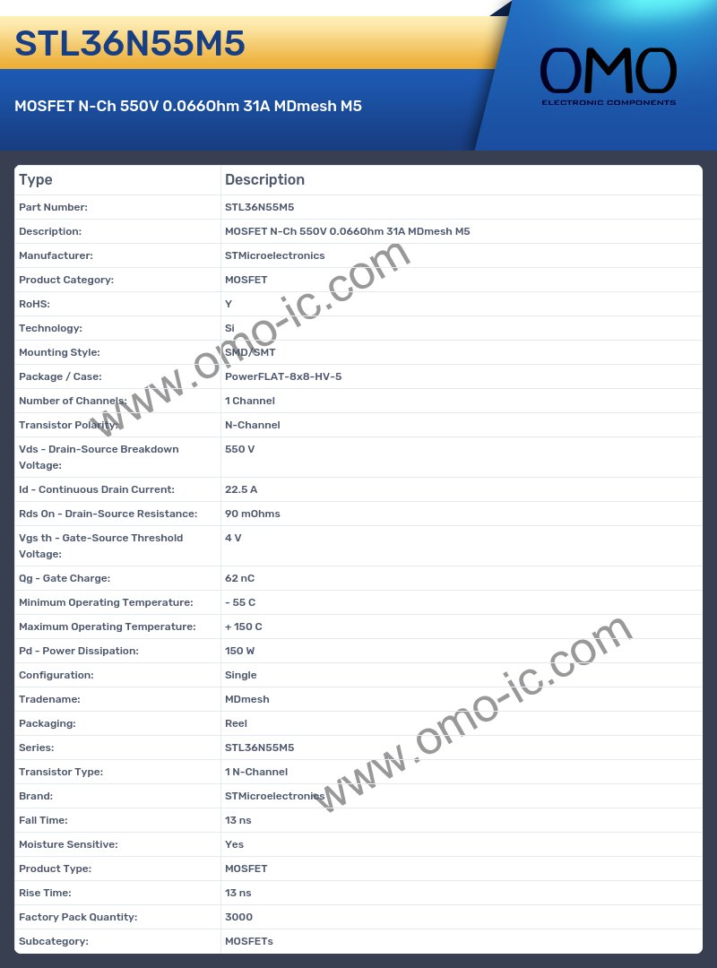 STL36N55M5