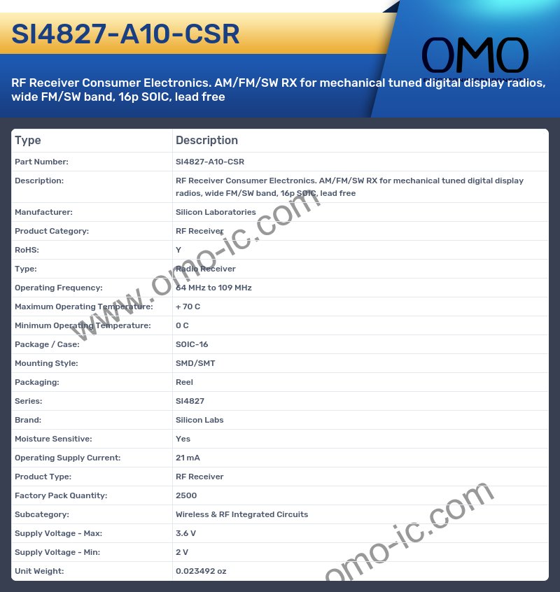SI4827-A10-CSR