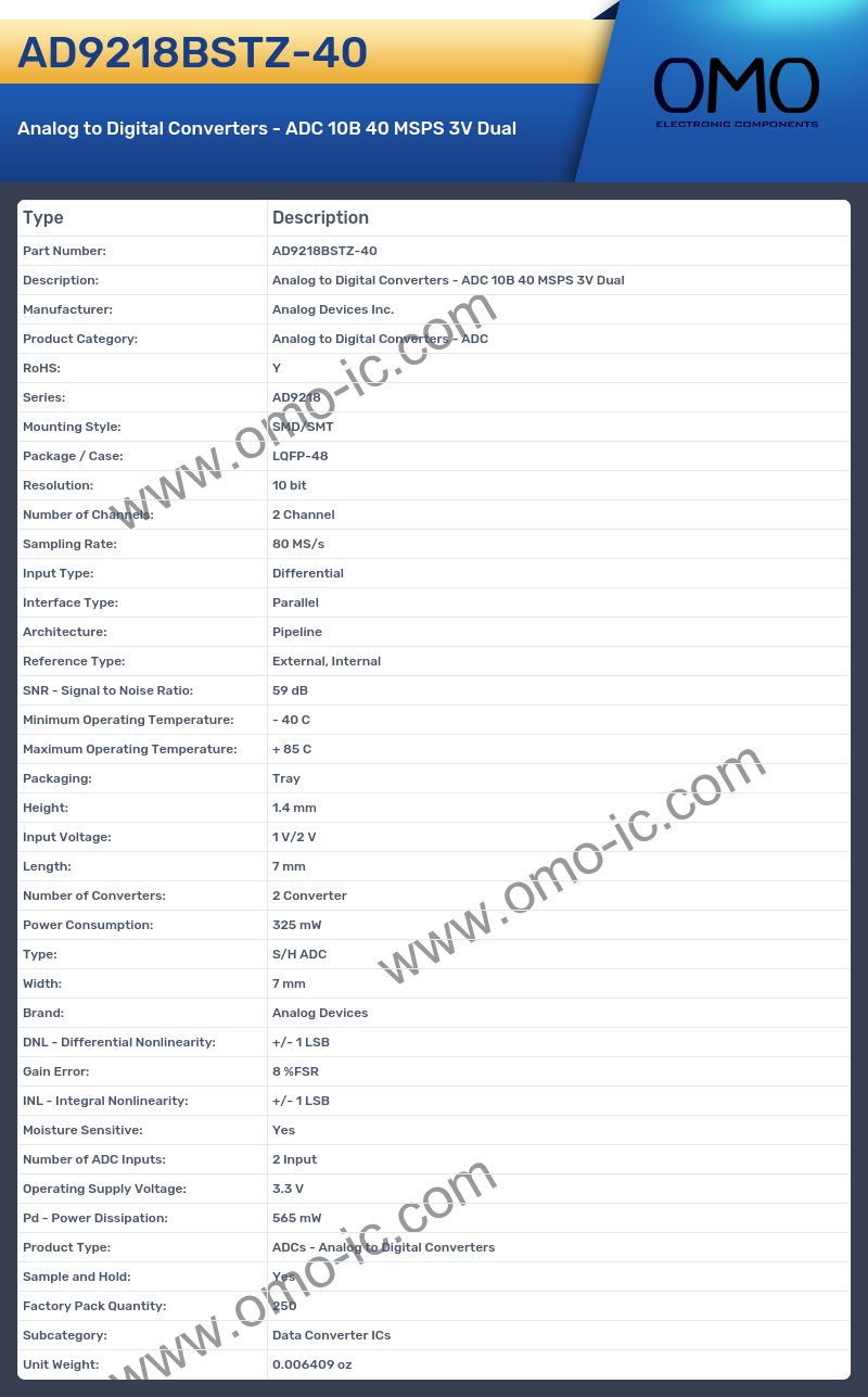 AD9218BSTZ-40