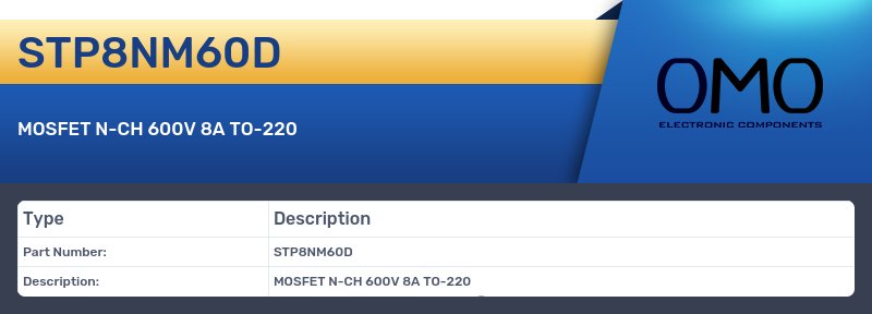 STP8NM60D