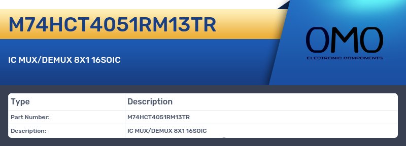 M74HCT4051RM13TR