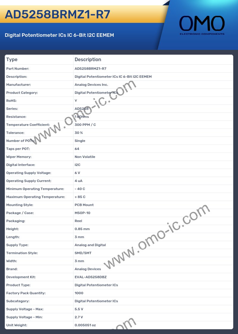 AD5258BRMZ1-R7