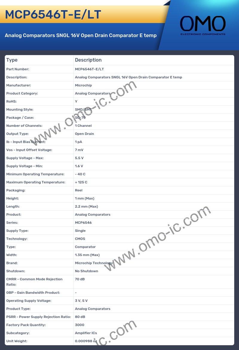 MCP6546T-E/LT