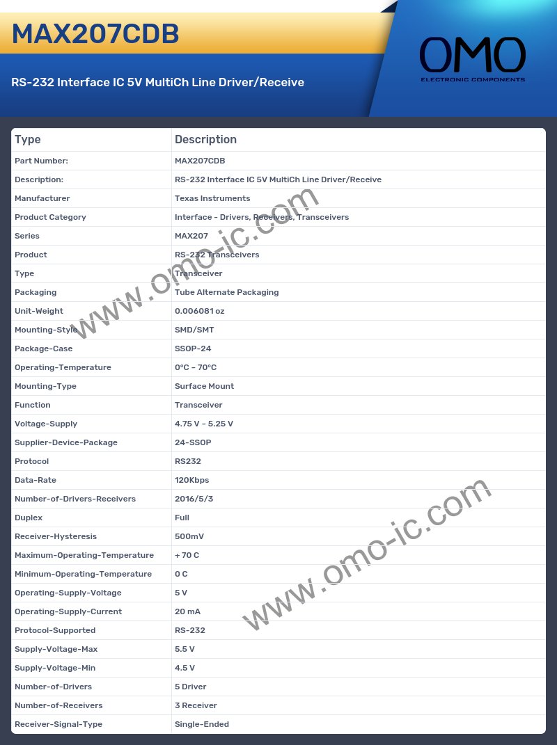 MAX207CDB