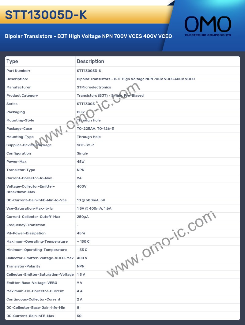 STT13005D-K