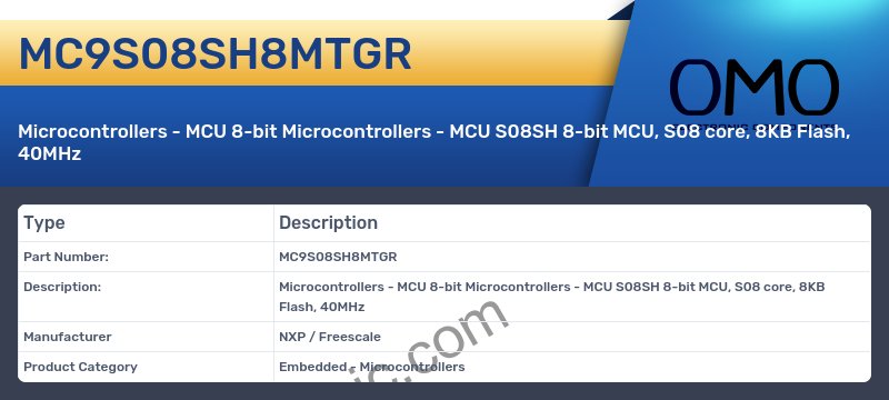 MC9S08SH8MTGR
