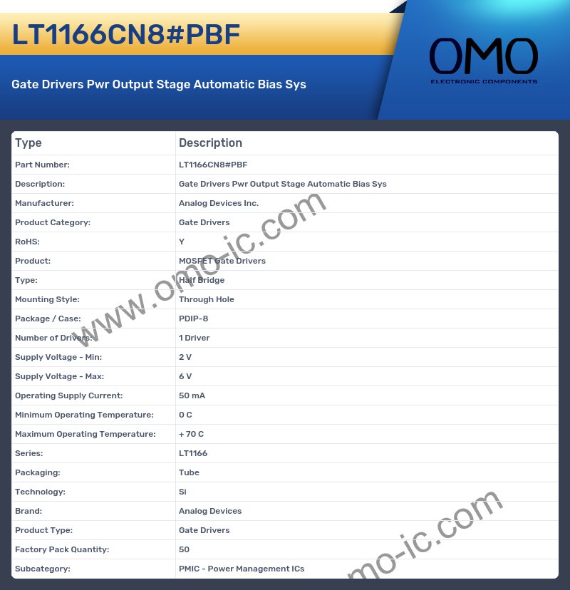 LT1166CN8#PBF
