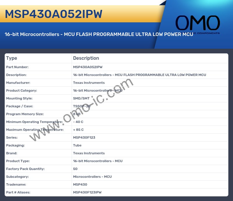 MSP430A052IPW