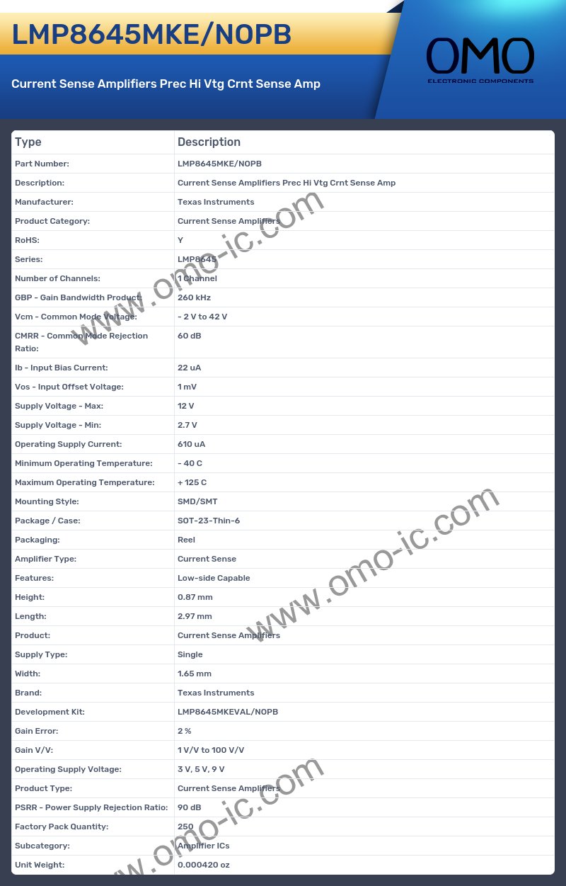 LMP8645MKE/NOPB