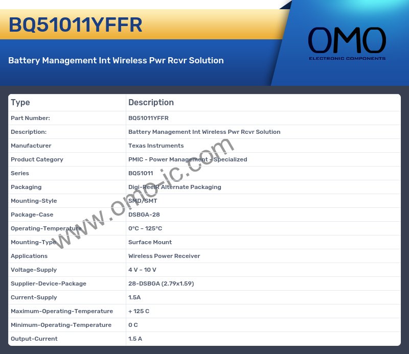 BQ51011YFFR